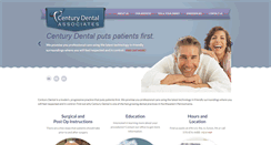 Desktop Screenshot of centurydentalsmiles.com